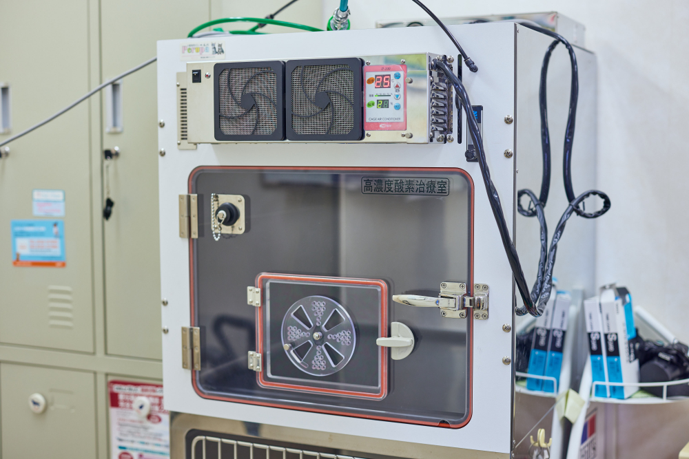ICUユニット：高濃度酸素室酸素ボックス